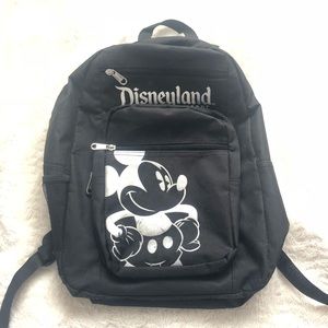 Disneyland Mickey Mouse black backpack